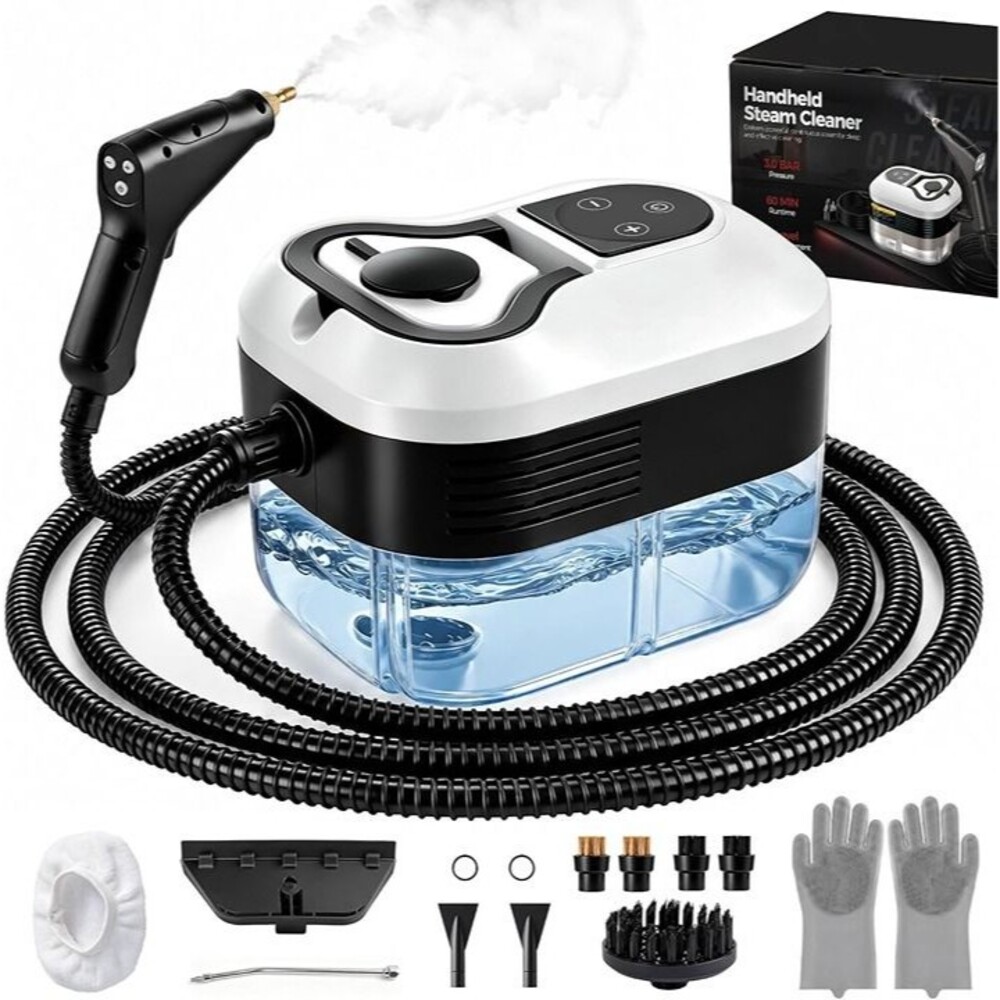 New Steam Cleaner, Handheld Steam Cleaner for Cleaning, Red